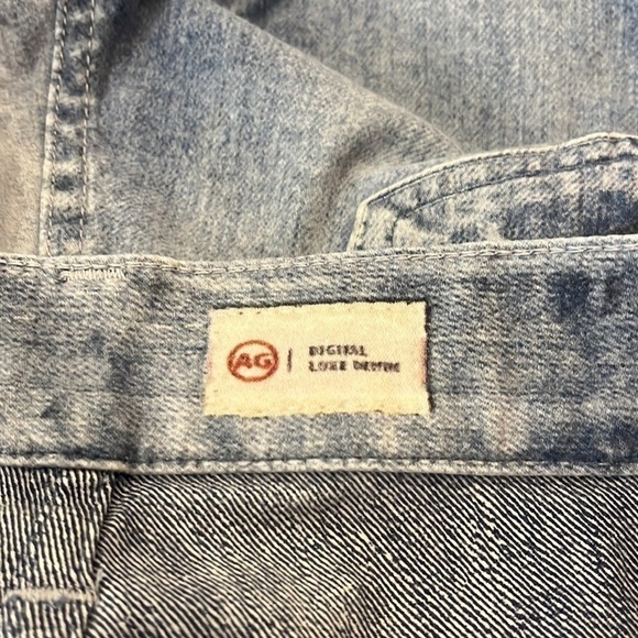 AG The Drew Straight Leg Boyfriend Digital Printed Photo Real jeans 25R - Picture 9 of 12